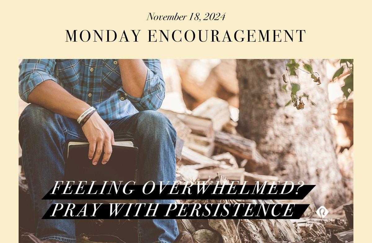 Monday Encouragement Devotional from Pastors.com