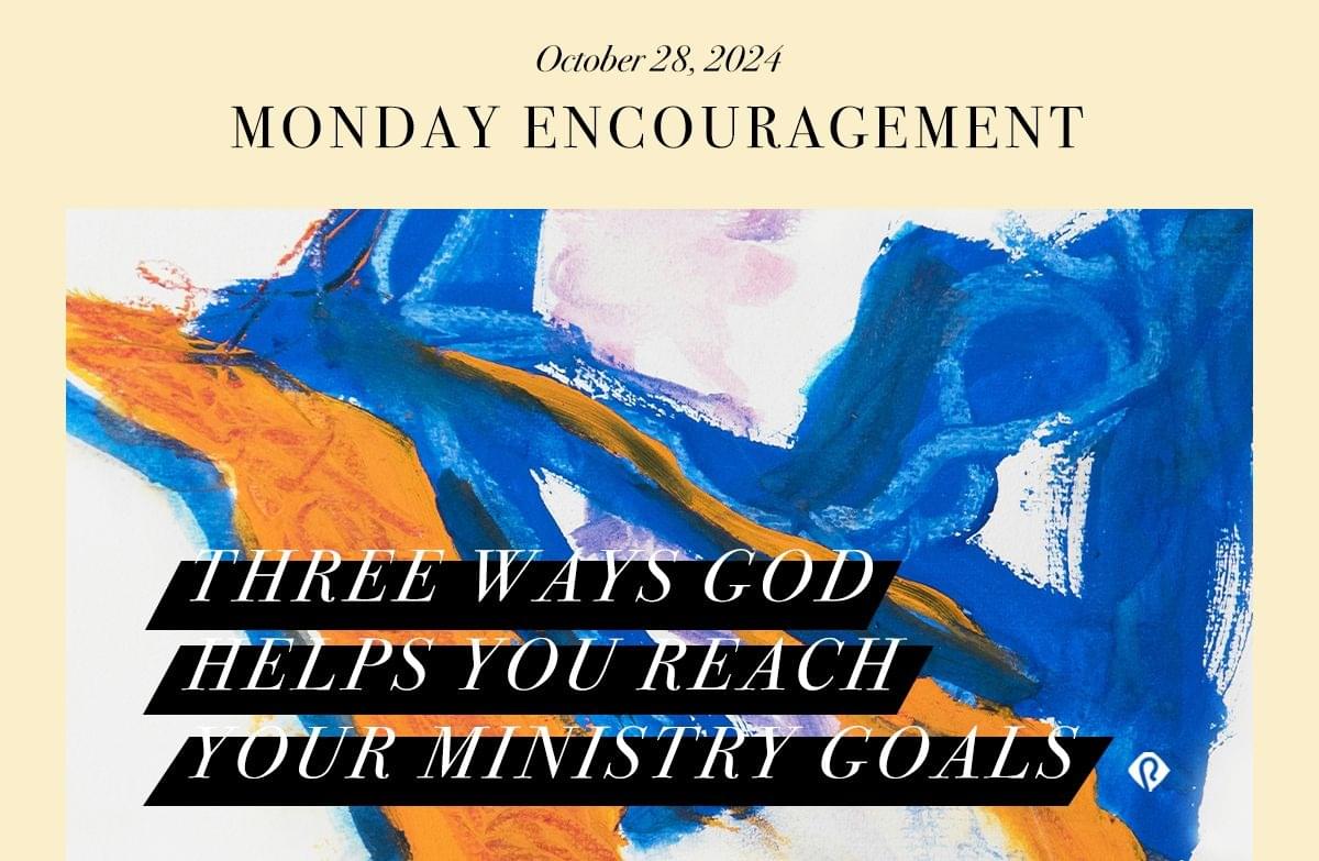 Monday Encouragement Devotional from Pastors.com